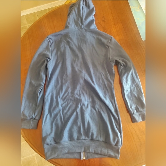Zeagoo Womens Zip Up Fleece Long Hoodie NEW Small - Picture 4 of 5